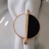 Black & Gold Napking Ring Set of 4
