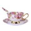 Set de Taza de Té Royal Garden Rosado