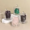Difusor Cupula /   Aromaterapia de cristal - Cuarzo rosa