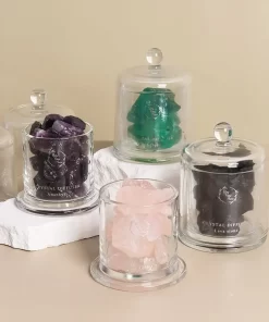 Difusor Cupula /   Aromaterapia de cristal - Cuarzo rosa