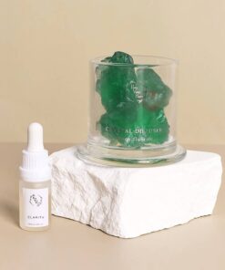 Difusor Cupula / Aromaterapia con cristales - Fluorita verde