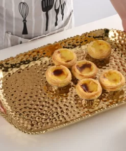 Millenium Gold Tray with Handles