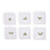 Insect Cocktail Napkins Set x 6