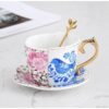 Set de Taza de Té Better Half  Azul y Verde