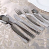 Set de Cubiertos Brillantes Modelo Monalissa / 12 Puestos