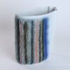 Colored porcelain vase