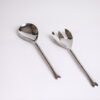 Set de cucharas stainless steel martillado
