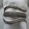 Set x 4 Silver Rings Napkin Rings