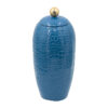 Florero con Tapa Cocodrilo Blue