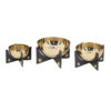 Bowls Negro y Dorado