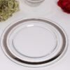 Plato de Fondo Baguette Silver
