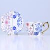 Set de Taza de Té Better Half Azul y Rosado