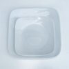 PUESTO DE VAJILLA DE PORCELANA CUADRADA