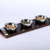 Set de Tabla de Madera y Bowls