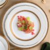 vajilla Stavely Gold- Microwave safe Noritake