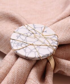 Anillo para servilleta /  Marble and Gold