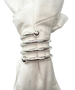 Anillos para Servilleta / silver spiral