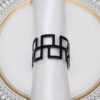 Anillos de Servilletas / Black Grid