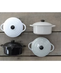 Mini molde para hornear de cerámica con tapa - Imagen 2