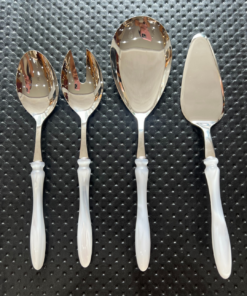 Cuchara para arroz  modelo Elba - blanco perlado