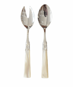Set de cuchara y tenedor  modelo CAPRI - champaña