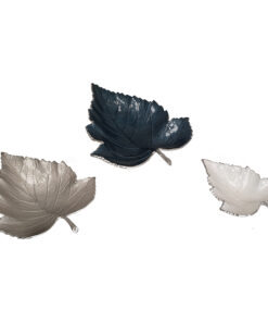 Trio plato de hojas