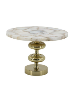 agate cake stand